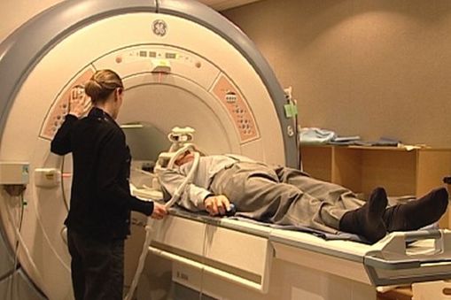 MRI Machine.  Looks tight, eh?